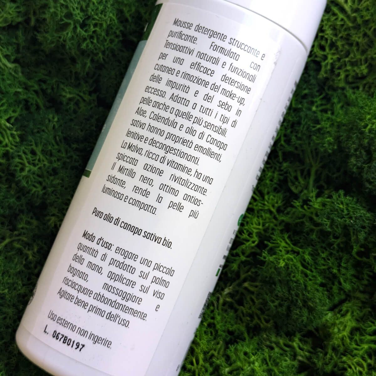 Bio Mousse struccante Viso