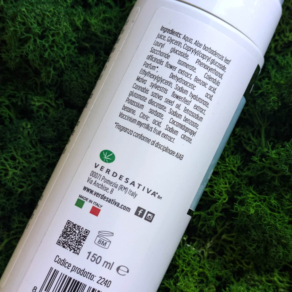 Bio Mousse struccante Viso