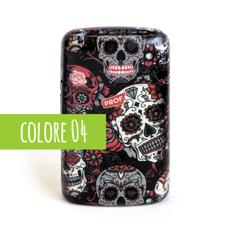 accendino antivento mexican skulls colore 4