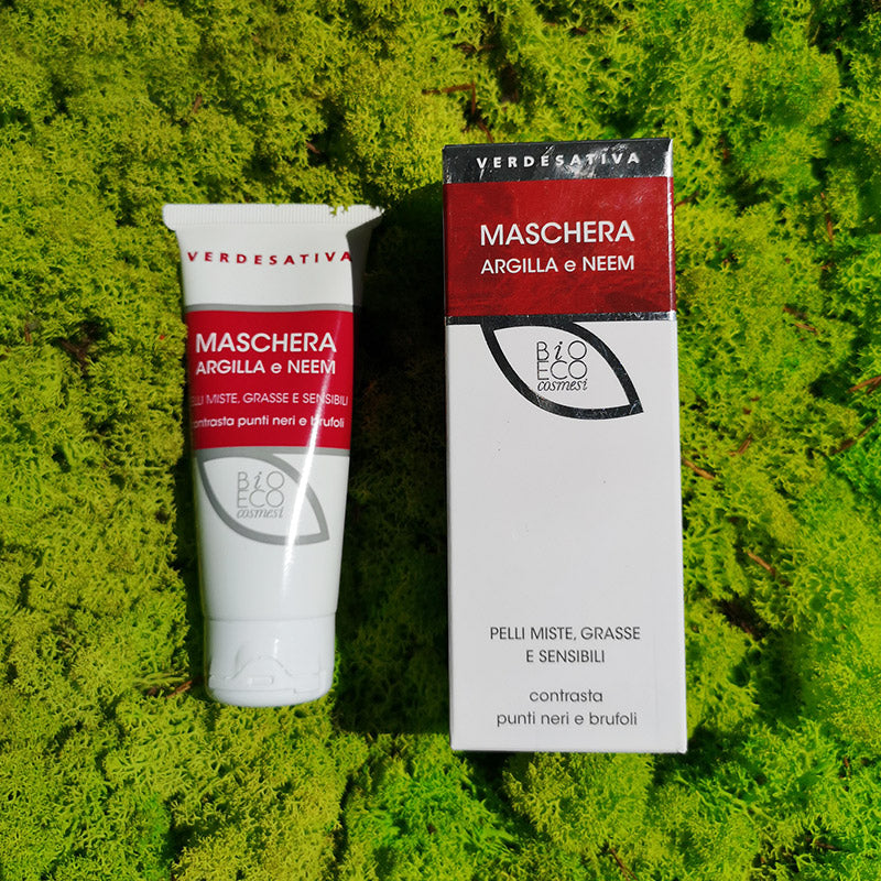 Maschera Viso Argilla e Neem