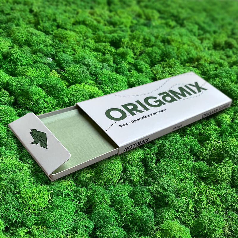 origamix foglietti verdi - soggetto rana