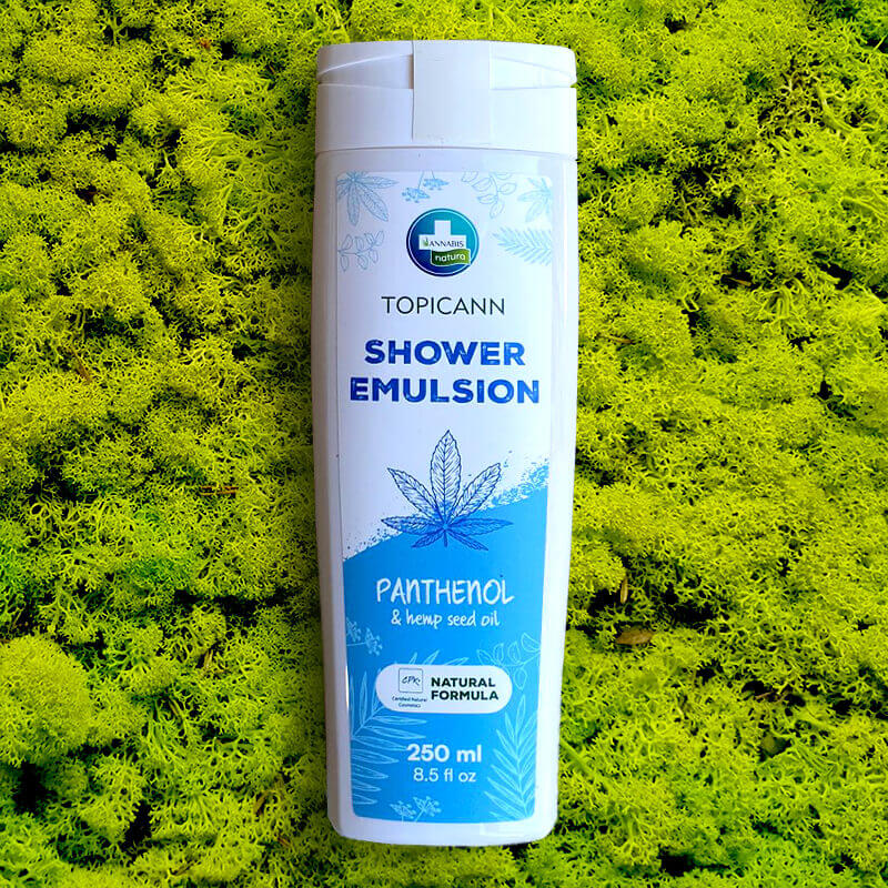 body lotion gel doccia annabis