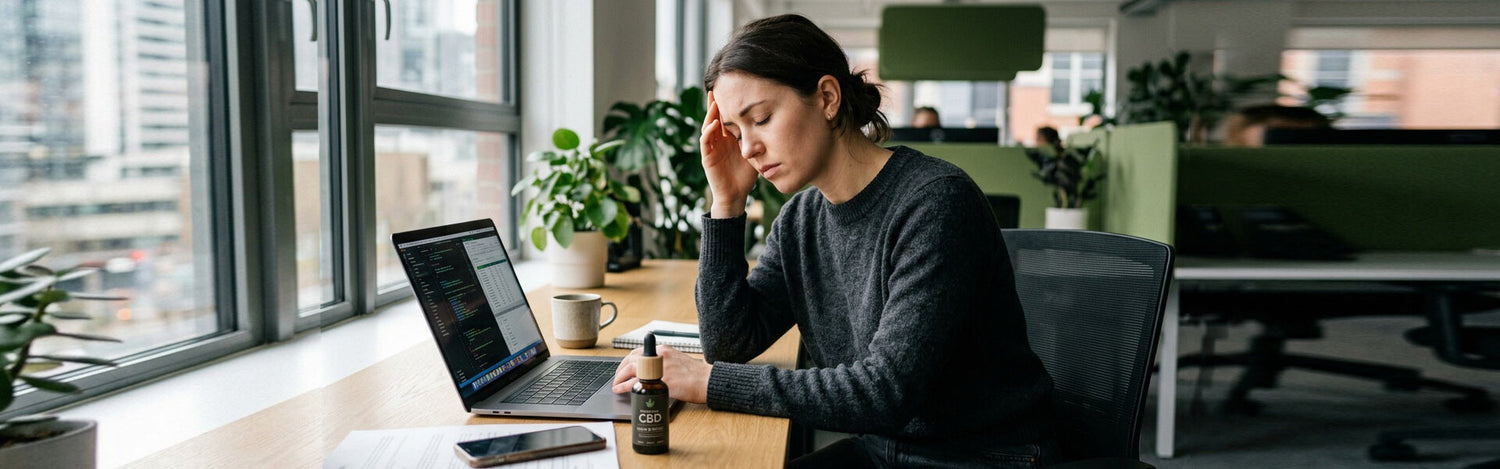 CBD per stress da lavoro supporto naturale