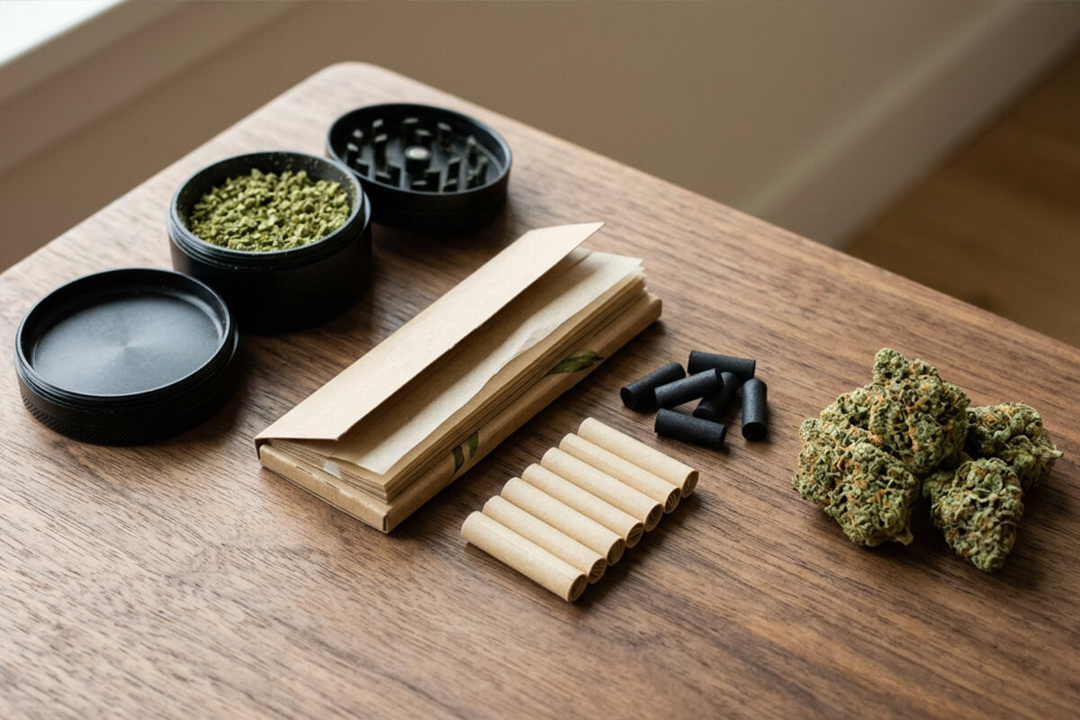 accessori fumatori CBD grinder cartine filtri
