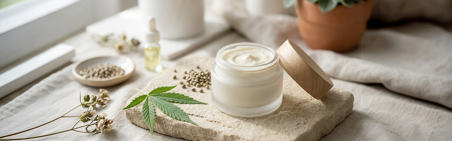 crema viso CBD benefici pelle canapa