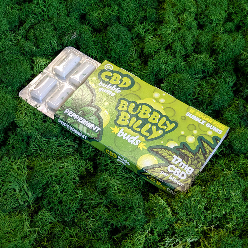 chewing gum al cbd menta