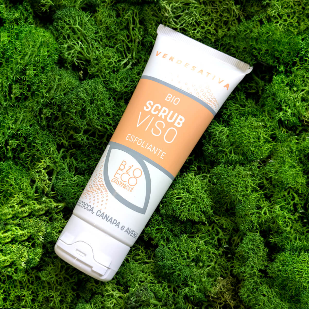 scrub viso esfoliante Verdesativa