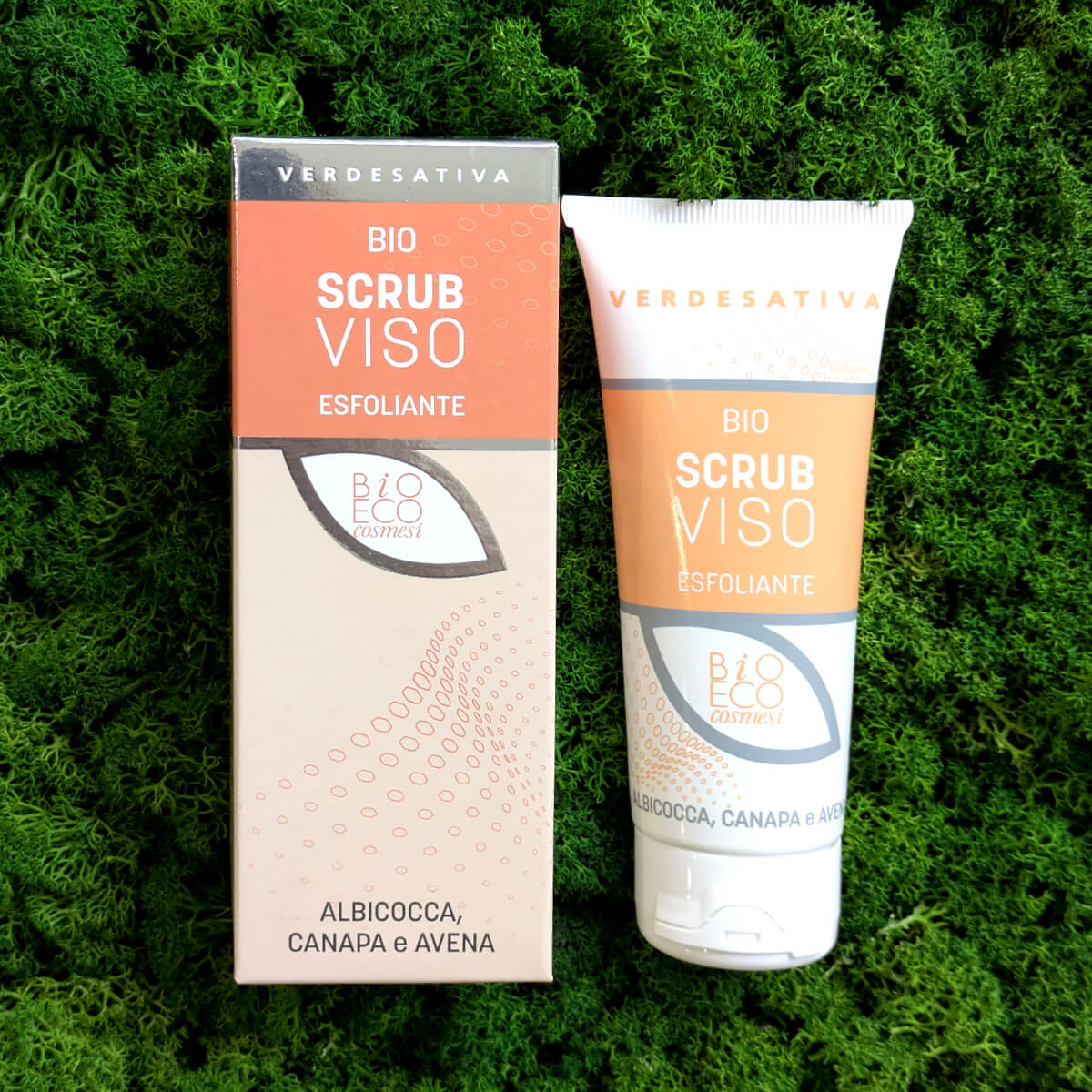 scrub viso esfoliante Verdesativa