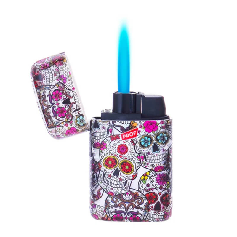accendino antivento mexican skulls