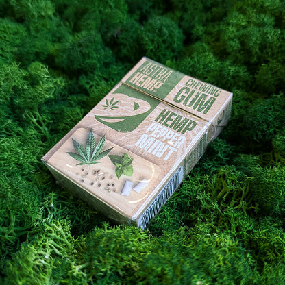 peppermint hemp chewing gum